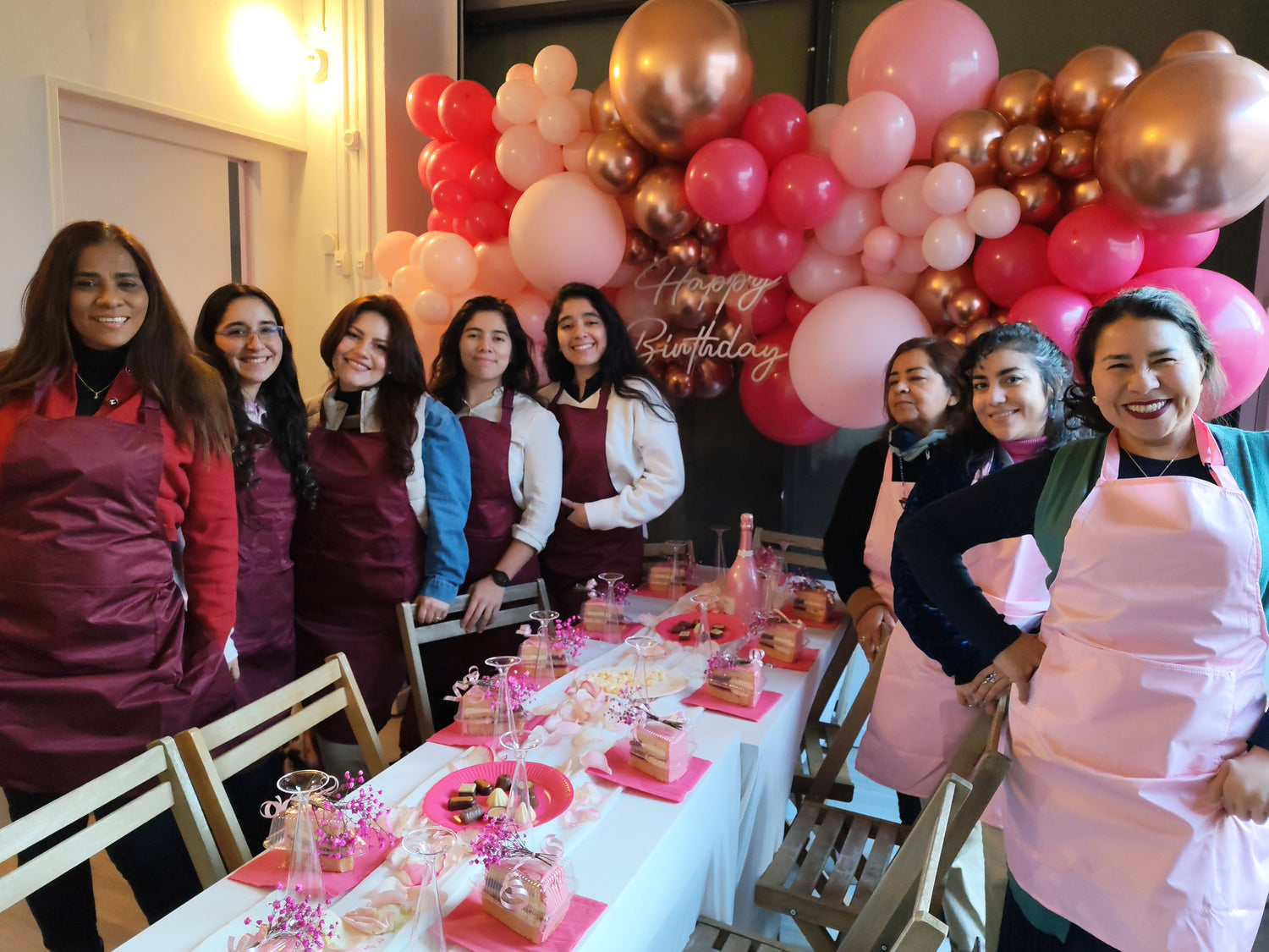 Un goûter d'anniversaire dans la salle à privatiser à l'arrière boutique 